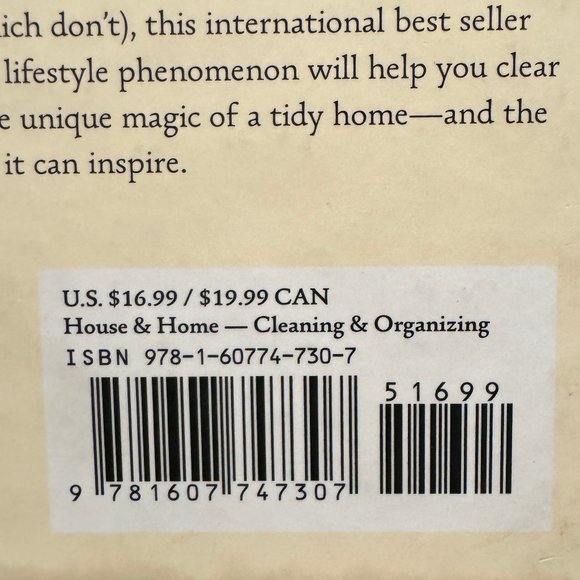 “The Life-Changing Magic of Tidying Up” by Marie Kondo - Hardback book - Picture 3 of 3